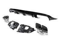 Mercedes E-Klasse Coupé C238 2016–2024 Achterdiffuser Black met uitlaateindstukken Black (AMG63 Design) foto 4