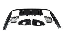 Mercedes E-Klasse Coupé C238 2016–2024 Achterdiffuser Black met uitlaateindstukken Black (AMG63 Design) foto 6