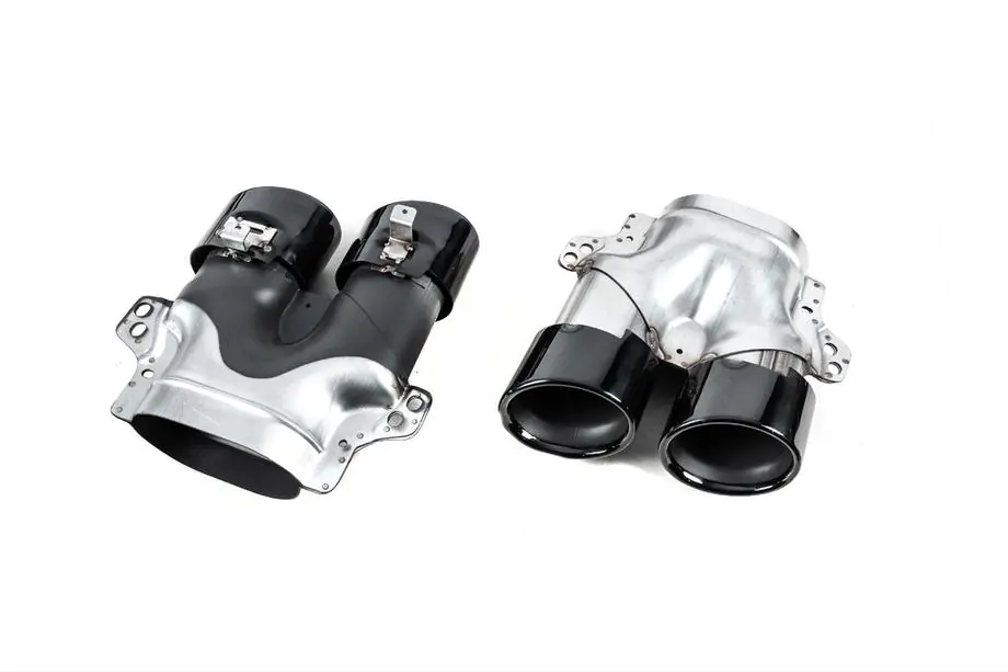 Mercedes C-klasse W205 2014–2021 Achterdiffuser met uitlaatsierstukken (Design C43) Foto 7