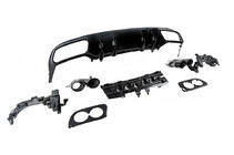 Mercedes C-klasse W205 2014–2021 Achterdiffuser met uitlaatsierstukken (voor coupé AMG43 design) foto 5