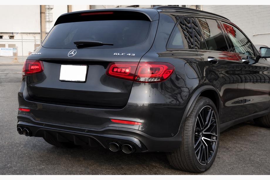 Mercedes GLC X253 2015–2022 Achterdiffuser met uitlaatsierstukken (AMG43-design) Foto 2