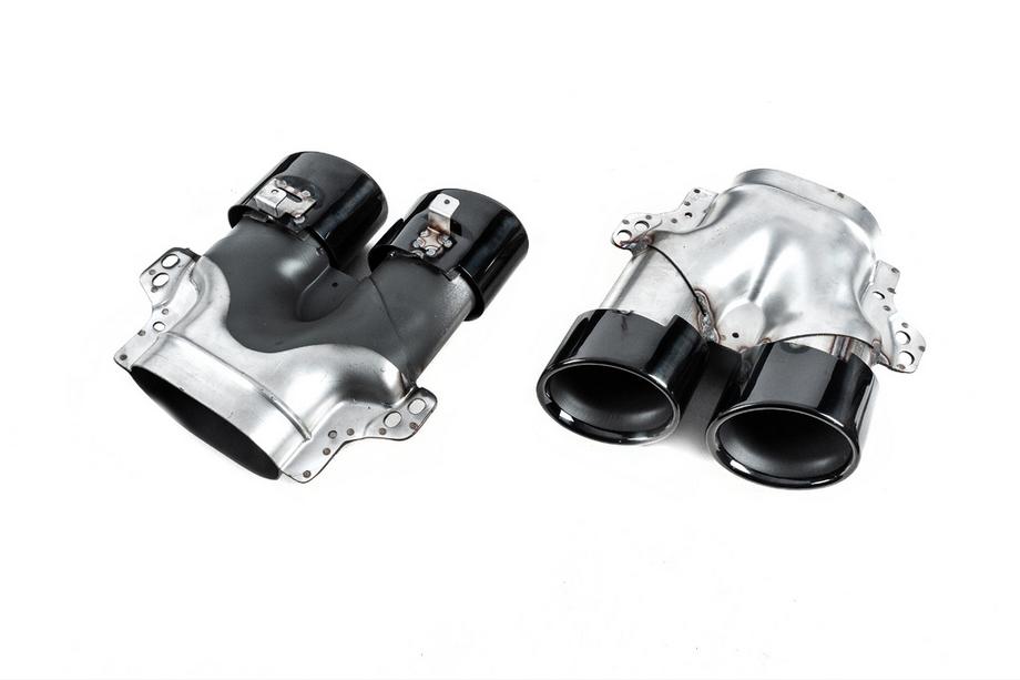 Mercedes GLC X253 2015–2022 Achterdiffuser met uitlaatsierstukken (AMG43-design) Foto 8