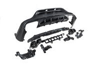 Mercedes GLC Coupé C253 2016–2023 Achterdiffuser met uitlaatsierstukken Black (AMG63 design) foto 6