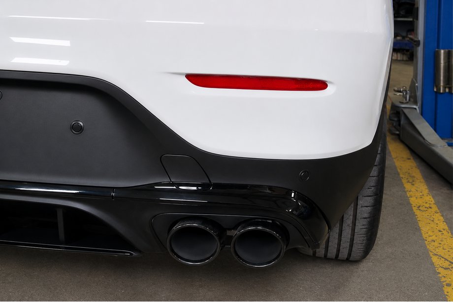Mercedes GLC Coupé C253 2016–2023 Achterdiffuser met uitlaatsierstukken (AMG43-design) Foto 4