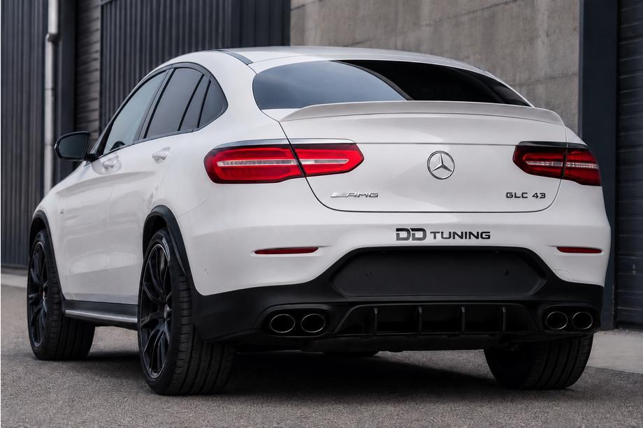 Mercedes GLC Coupé C253 2016–2023 Achterdiffuser met uitlaatsierstukken (AMG43-design) Foto 6