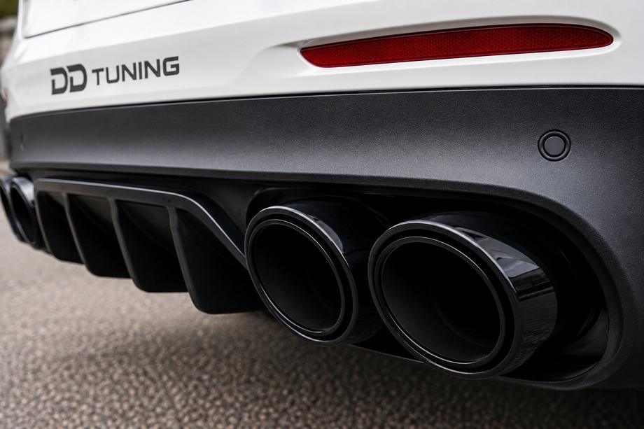Mercedes GLC Coupé C253 2016–2023 Achterdiffuser met uitlaatsierstukken (AMG43-design) Foto 5