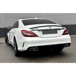 Achterdiffuser met uitlaatsierstukken Black (2015-2018, CLS63 design)