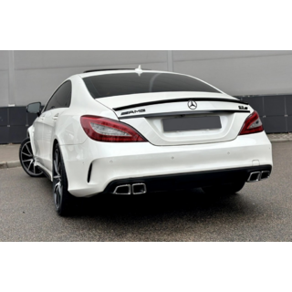 Achterdiffuser met uitlaatsierstukken Black (2015-2018, CLS63 design)