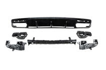 Mercedes S-class C217 Coupé 2014–2020 Achterdiffuser met uitlaatsierstukken Black (2018-2020) foto 4