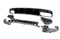 Mercedes S-class C217 Coupé 2014–2020 Achterdiffuser met uitlaatsierstukken Black (2018-2020) foto 6