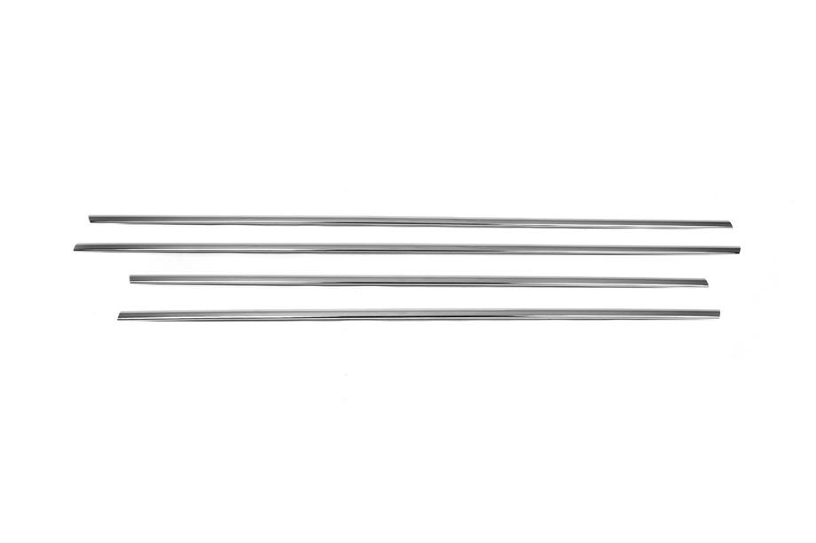 Renault Fluence 2009–2016 Onderste raamsierlijsten (set 4 stuks, RVS) Foto 3