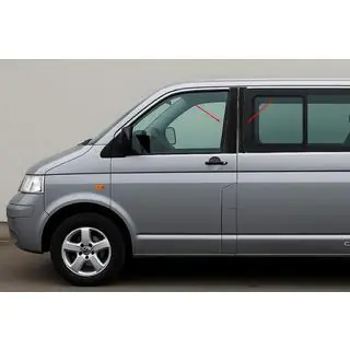 Chromen deurstijlbekleding EuroCap Volkswagen T5 Transporter 2003–2010 foto 1