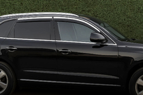 Audi Q5 2008–2017 Windschermen met chromen sierlijst Niken Luxury (4 stuks) foto 1