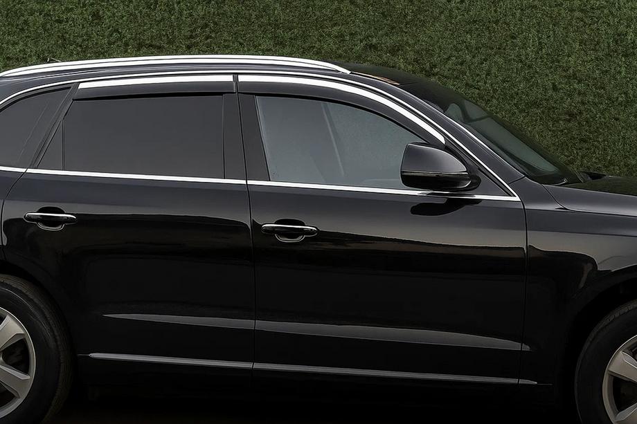 Audi Q5 2008–2017 Windschermen met chromen sierlijst Niken Luxury (4 stuks) Image