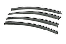 Chevrolet Cruze 2009–2015 Raamwindschermen met chromen sierlijst Niken Luxury (SD, 4 stuks) foto 2