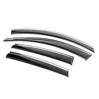 Windschermen met chromen sierlijst Niken Luxury (4 stuks) Chevrolet Captiva 2006–2019 foto 2