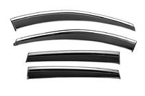 Ford Kuga/Escape 2013–2019 Windschermen met chromen sierlijst Niken Luxury (4 stuks) foto 2