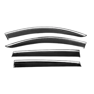 Windschermen met chromen sierlijst Niken Luxury (4 stuks)