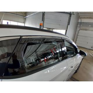 Windschermen met chromen sierlijst Niken Luxury (4 stuks) Hyundai Tucson NX4 2021– foto 4