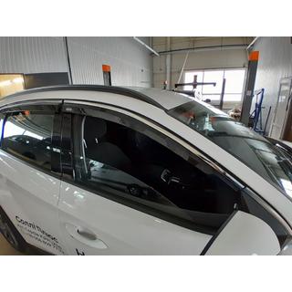 Windschermen met chromen sierlijst Niken Luxury (4 stuks) Hyundai Tucson NX4 2021– foto 1
