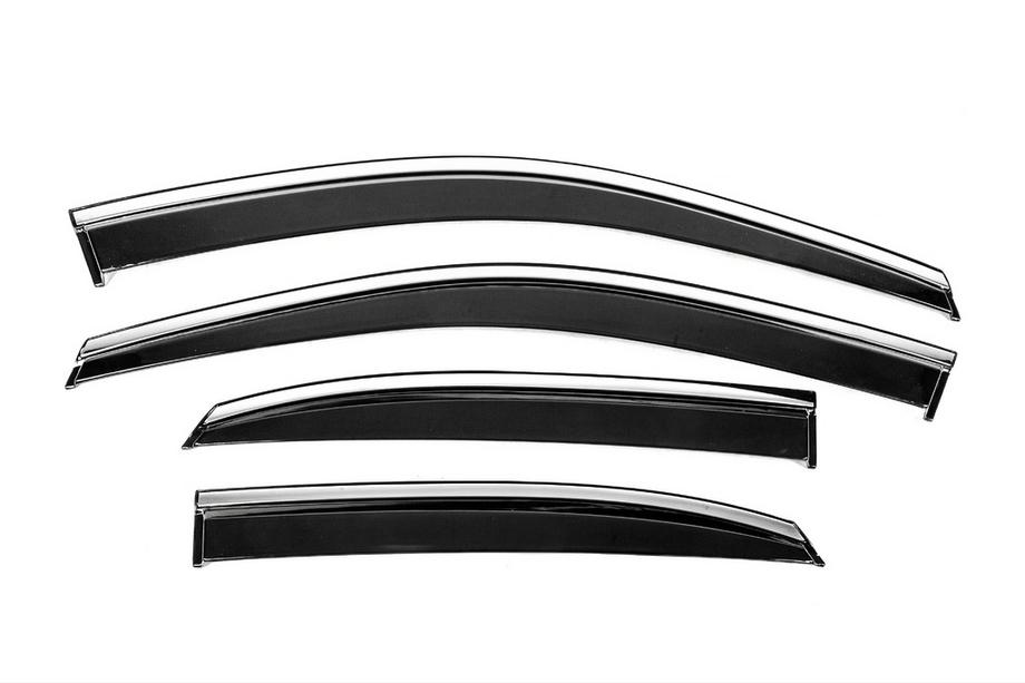 Lexus RX 2009–2015 Windschermen met chromen sierlijst Niken Luxury (4 stuks) Image