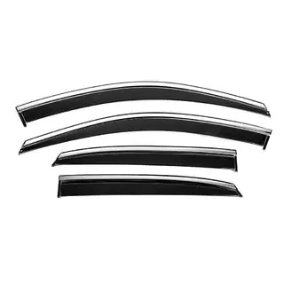 Windschermen met chromen sierlijst Niken Luxury (4 stuks)