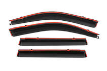 Toyota Land Cruiser Prado 120 2002–2009 Windschermen met chromen sierlijst Niken Luxury (4 stuks) foto 4