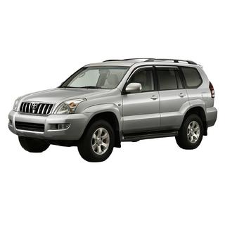 Windschermen met chromen sierlijst Niken Luxury (4 stuks) Toyota Land Cruiser Prado 120 2002–2009 foto 1