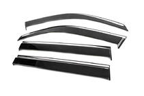 Toyota Land Cruiser 100 1998–2007 Windschermen met chromen sierlijst Niken Luxury (4 stuks) foto 2