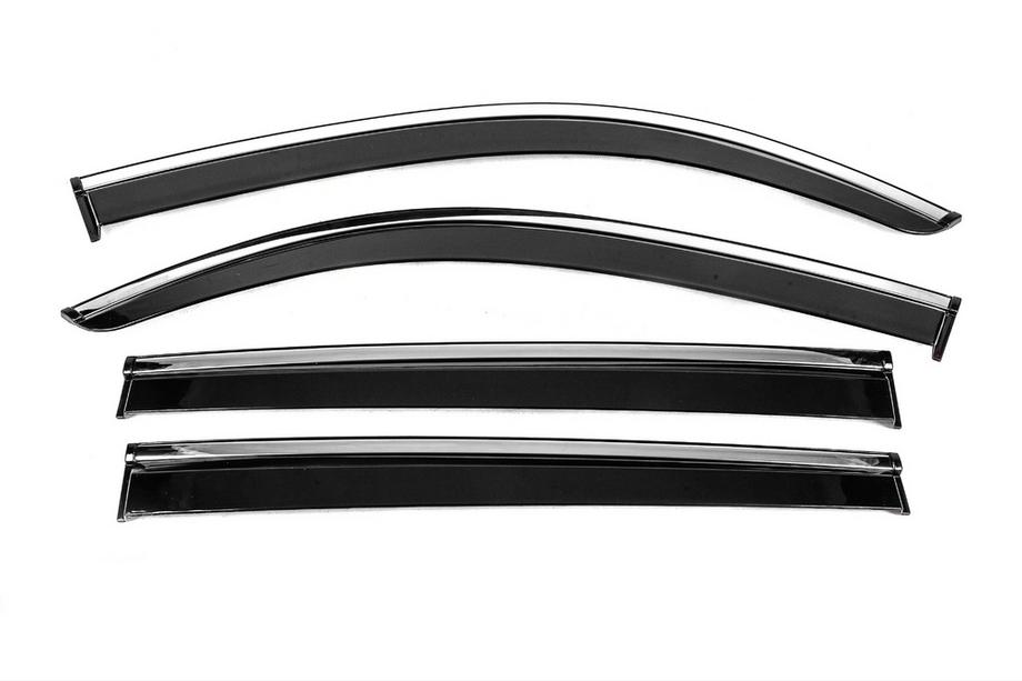 Mercedes EQB 2021– Windschermen met chromen sierlijst Niken Luxury (4 stuks) Image
