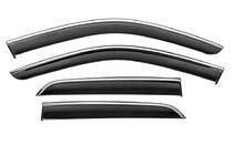 Mercedes GLE/ML-klasse W166 2011–2018 Windschermen met chromen sierlijst Niken Luxury (4 stuks) foto 2