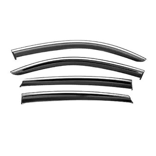 Windschermen met chromen sierlijst Niken Luxury (4 stuks)
