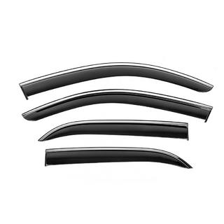 Windschermen met chromen sierlijst Niken Luxury (4 stuks)