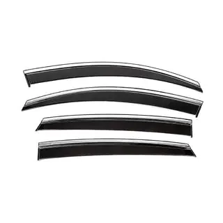 Windschermen met chromen sierlijst Niken Luxury (4 stuks)