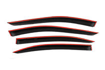 Mercedes S-class W221 2005–2013 Raamwindschermen met chroomlijst Niken Luxury (Long, 4 stuks) foto 3