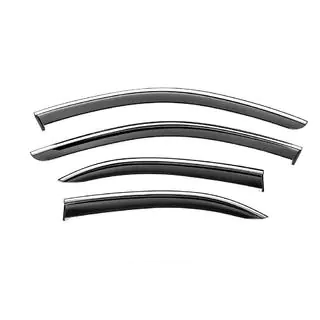 Raamwindschermen met chromen sierlijst Niken Luxury (SD, 4 stuks) Mercedes C-klasse W204 2007–2015 foto 1