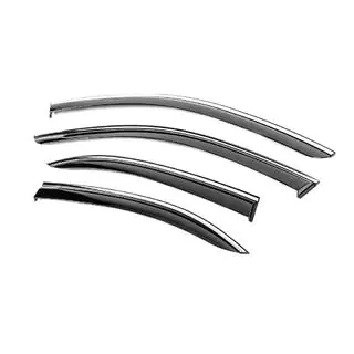 Raamwindschermen met chromen sierlijst Niken Luxury (SD, 4 stuks) Mercedes C-klasse W204 2007–2015 foto 2