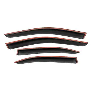 Raamwindschermen met chromen sierlijst Niken Luxury (SD, 4 stuks) Mercedes C-klasse W204 2007–2015 foto 3