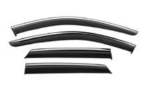 Mercedes ML W164 2005–2011 Windschermen met chromen sierlijst Niken Luxury (4 stuks) foto 2