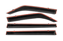 Mitsubishi Pajero Wagon IV 2006–2021 Windschermen met chromen sierlijst Niken Luxury (4 stuks) foto 3