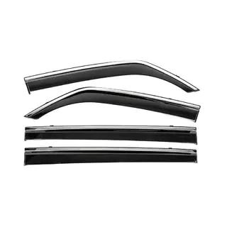 Windschermen met chromen sierlijst Niken Luxury (4 stuks)