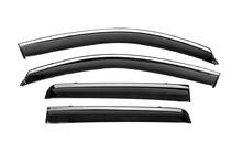 Mitsubishi Outlander 2006–2012 Windschermen met chromen sierlijst Niken Luxury (4 stuks) foto 1