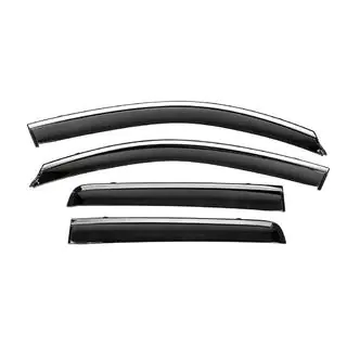 Windschermen met chromen sierlijst Niken Luxury (4 stuks)