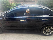 Mitsubishi Lancer X 2008– Windschermen met chromen sierlijst Niken Luxury (4 stuks) foto 1