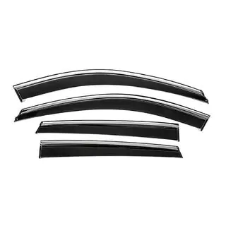 Windschermen met chromen sierlijst Niken Luxury (4 stuks)