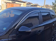 Mazda CX-5 2012–2017 Windschermen met chromen sierlijst Niken Luxury (4 stuks) foto 1