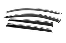 Mazda CX-9 2017– Windschermen met chromen sierlijst Niken Luxury (4 stuks) foto 2