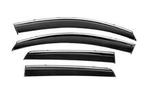 Nissan Qashqai 2010–2014 Windschermen met chromen sierlijst Niken Luxury (4 stuks) foto 1