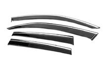 Subaru Forester 2013–2018 Windschermen met chromen sierlijst Niken Luxury (4 stuks) foto 2