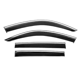 Windschermen met chromen sierlijst Niken Luxury (4 stuks)